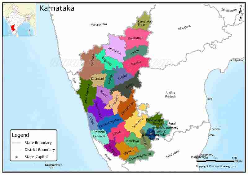 Karnataka Map